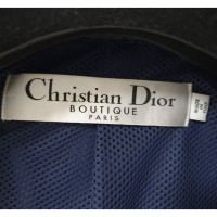 Christian Dior Jacket/Coat Leather in Blue