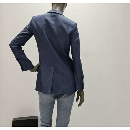 Gucci Jacket/Coat Viscose in Blue