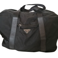 Prada Borsa da viaggio in Pelle in Nero