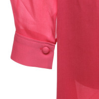 Forte Forte Seidenkleid in Rot-Pink