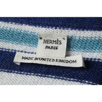 Hermès Breiwerk Kasjmier in Blauw