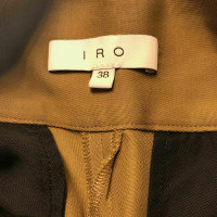 Iro Shorts aus Viskose in Khaki