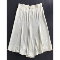 Alexander McQueen Skirt Viscose in White