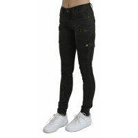 John Galliano Jeans aus Baumwolle in Schwarz