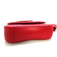 Prada Diagramme Leather in Red