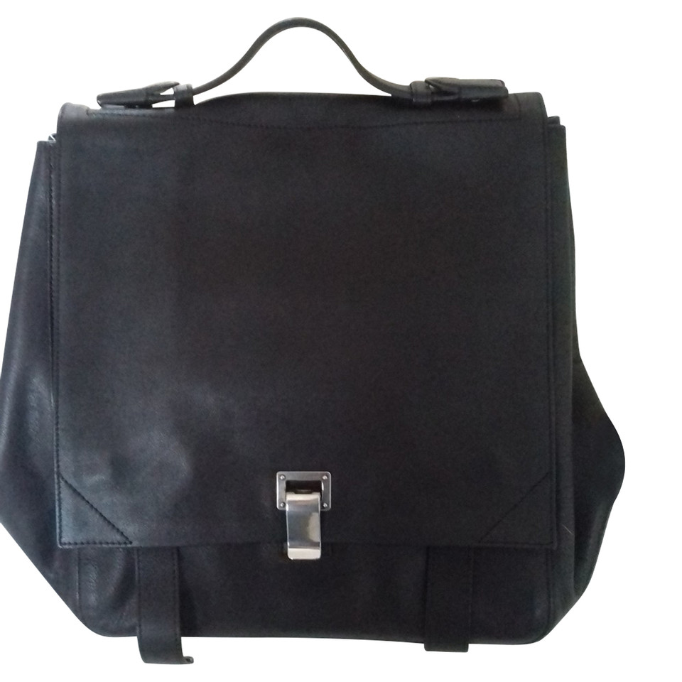 Proenza Schouler Rucksack aus Leder in Schwarz