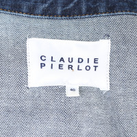 Claudie Pierlot Jacke/Mantel aus Baumwolle in Blau