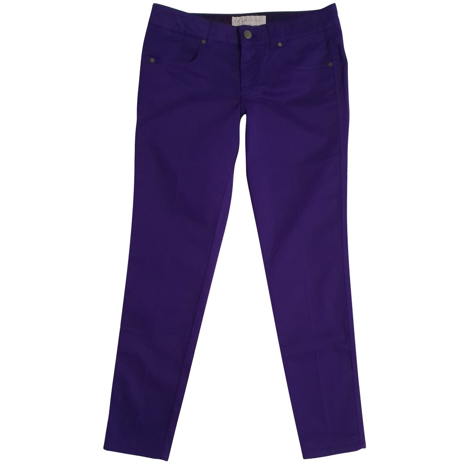 Stella McCartney Hose aus Baumwolle in Violett