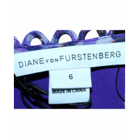 Diane Von Furstenberg Vestito in Seta in Viola