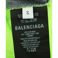 Balenciaga Oberteil aus Baumwolle in Grau