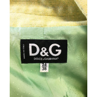 Dolce & Gabbana Blazer aus Baumwolle in Grün
