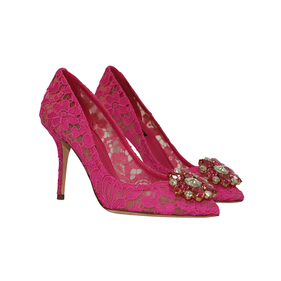 Dolce & Gabbana Pumps/Peeptoes Viscose in Pink