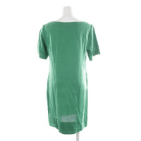 0039 Italy Kleid aus Leinen in Grün