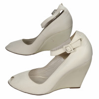 Jil Sander Wedges Leather in White