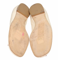 Jil Sander Slippers/Ballerinas Leather in Cream