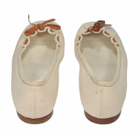 Jil Sander Slippers/Ballerinas Leather in Cream