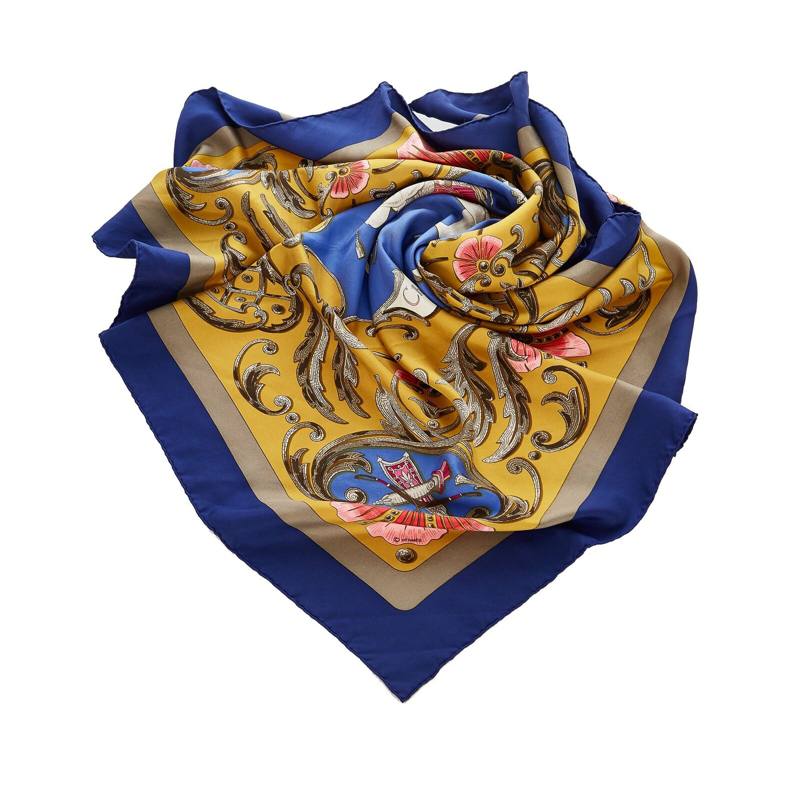 Hermès Schal/Tuch aus Seide in Blau - Second Hand Hermès Schal/Tuch aus  Seide in Blau gebraucht kaufen für 389€ (6347802)