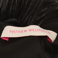 Matthew Williamson zijden jurk in zwart