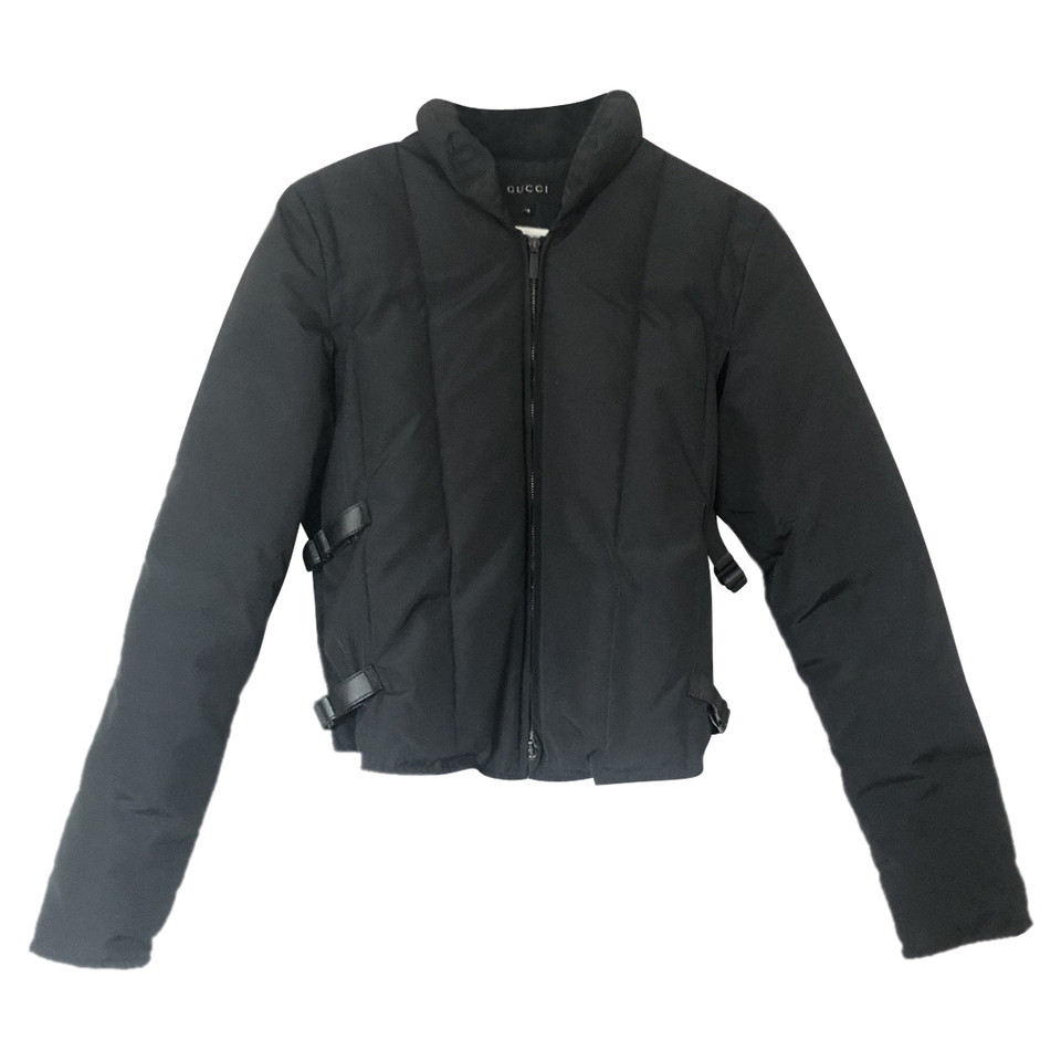 Gucci Jacket/Coat Silk in Black