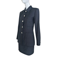 Yves Saint Laurent Anzug aus Wolle in Schwarz