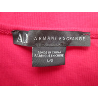 Armani Exchange Oberteil aus Baumwolle in Rot