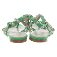 Balenciaga Sandals in Green