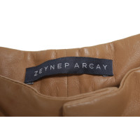 Zeynep Arcay Hose aus Leder in Beige