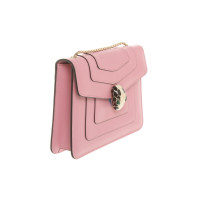 Bulgari Shoulder bag Leather in Pink