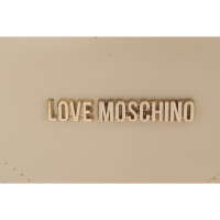Moschino Love Shoulder bag in Cream