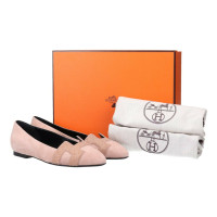 Hermès Slippers/Ballerinas Leather in Beige