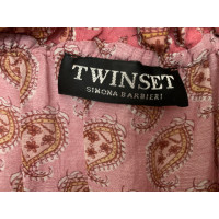 Twin Set Simona Barbieri Oberteil aus Baumwolle in Rosa / Pink
