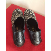 Chanel Slippers/Ballerinas Cotton in Black