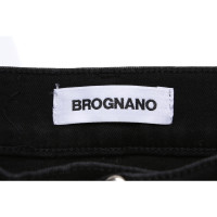 Brognano Hose aus Baumwolle in Schwarz