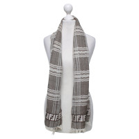Fendi Summer scarf with plaid pattern