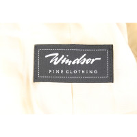 Windsor Blazer aus Baumwolle in Beige