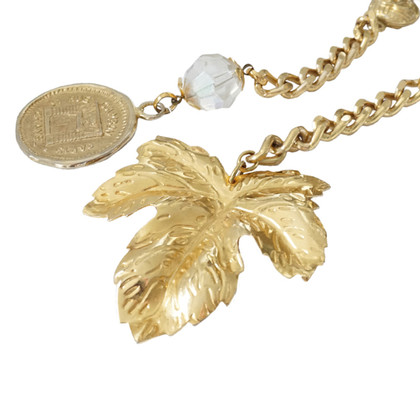 Chanel riem - maple leaf medaillons kralen
