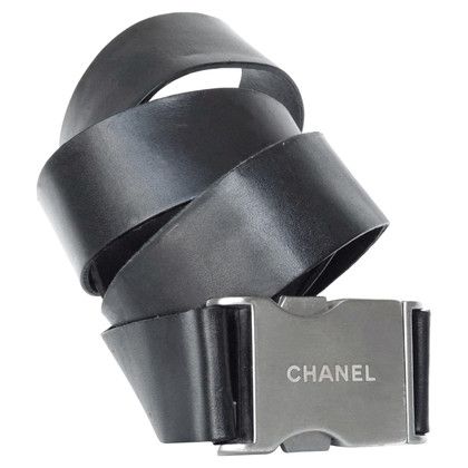 Chanel Ceinture en Cuir en Noir