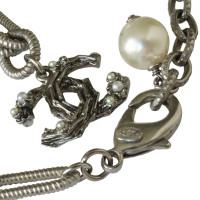 Chanel Collana di perle con lettere COCO