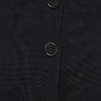 René Lezard Knitted coat in black