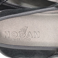 Hogan Chaussons/Ballerines en Daim en Noir