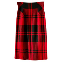 Diane Von Furstenberg Skirt Wool in Red
