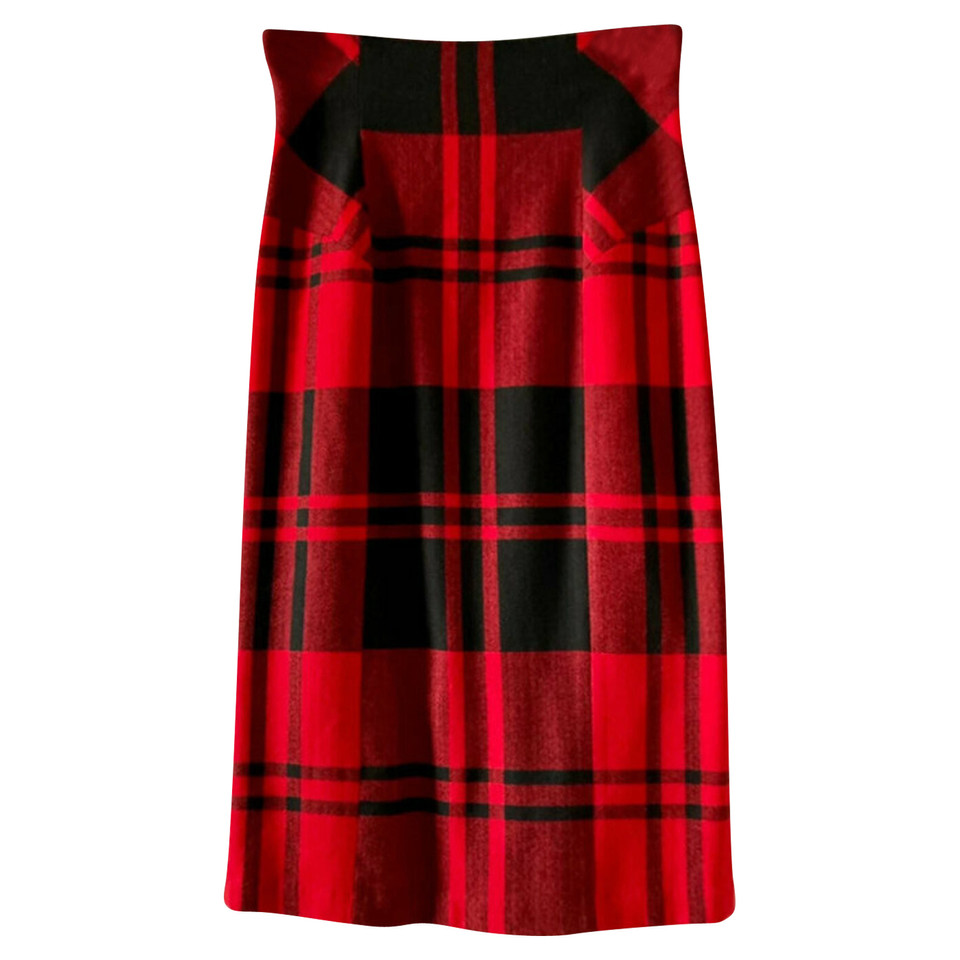 Diane Von Furstenberg Rok Wol in Rood