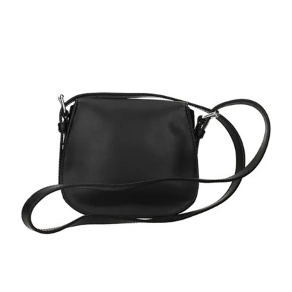 Pollini Travel bag Leather in Black
