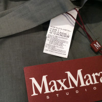 Max Mara Studio Kleid aus Baumwolle in Grün