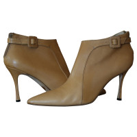 Manolo Blahnik Leather ankle boots in Brown