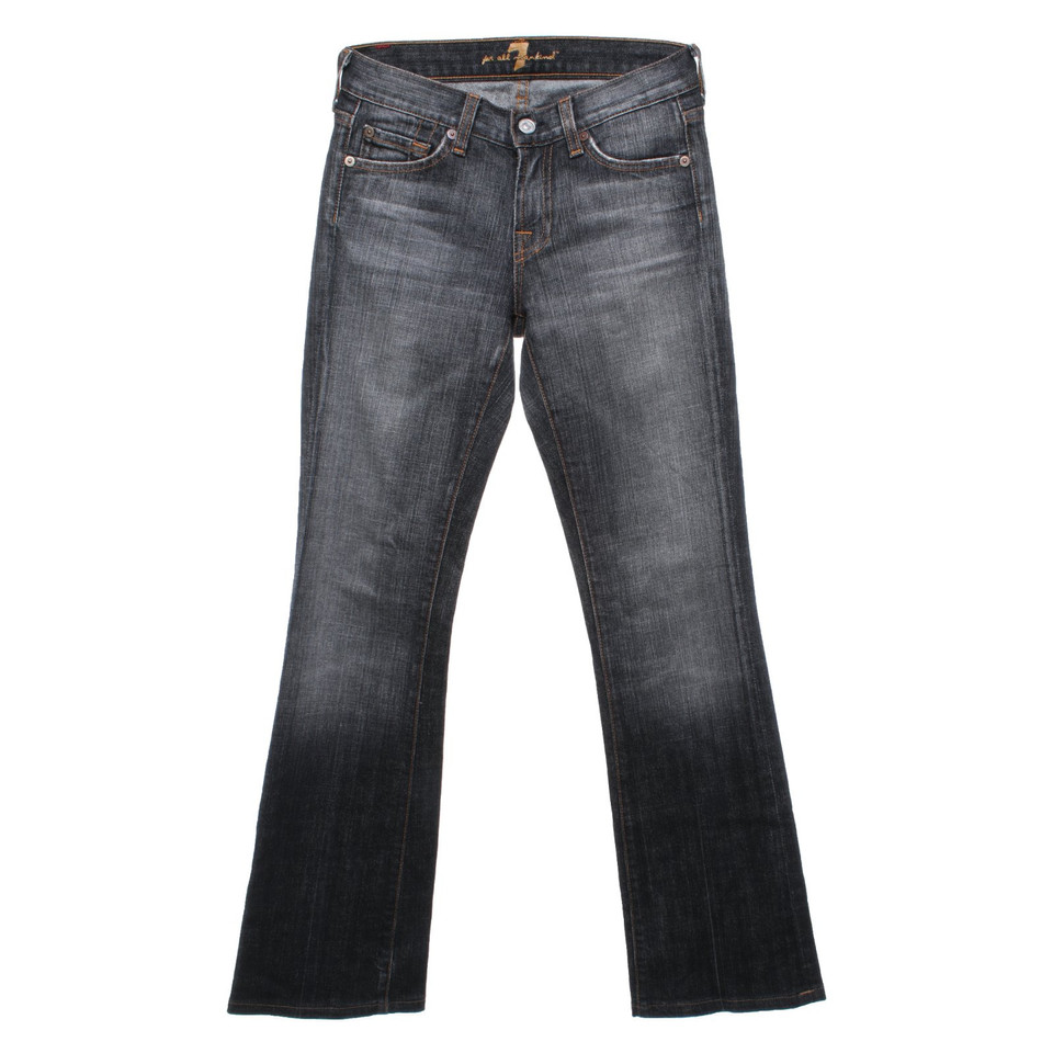 7 For All Mankind Jeans en Coton en Gris