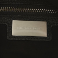 Michael Kors clutch en cuir avec garniture de fourrure