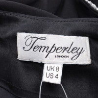 Temperley London Jurk Zijde in Zwart