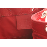 Longchamp Handtasche aus Lackleder in Rot