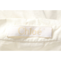 Chloé Oberteil aus Baumwolle in Weiß